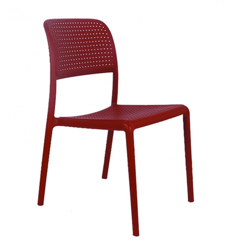Pulito เก้าอี้พลาสติก PP-695-R05 ขนาด 57x48.7x86ซม. สีแดง