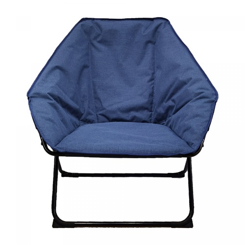 Pulito เก้าอี้พักผ่อน 84x86x73ซม. รุ่น Moon-Pentagon สีน้ำเงิน