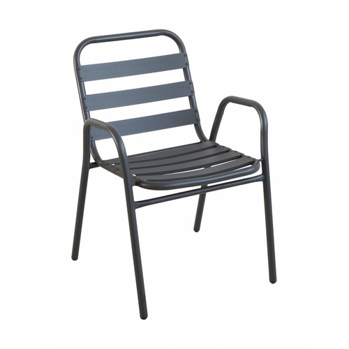SUMMER SET เก้าอี้เหล็ก SC040 ขนาด 52x58x76ซม. สีดำ