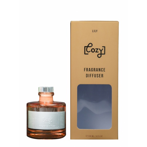 COZY ก้านไม้หอมปรับอากาศ กลิ่น Lily ขนาด 120 ml.