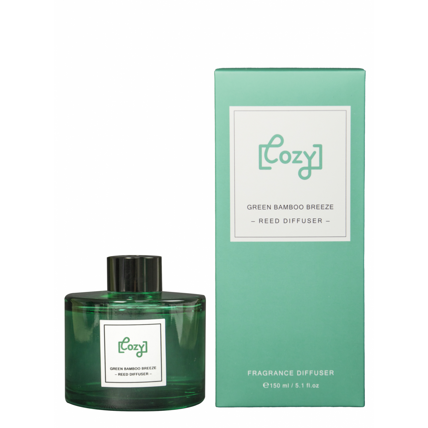 COZY ก้านไม้หอมปรับอากาศ กลิ่น Green Bamboo Breeze ขนาด 150 ml.