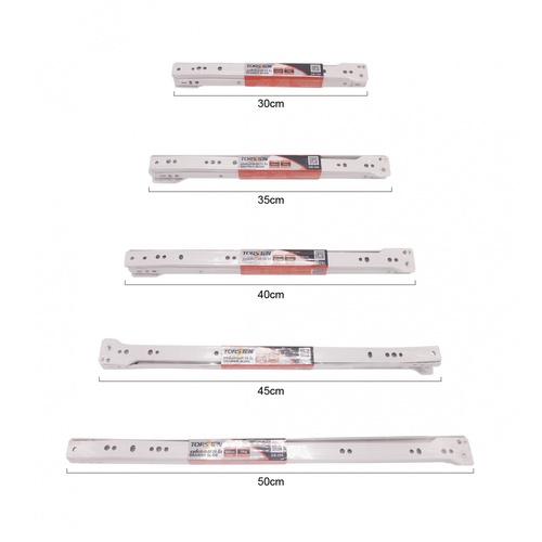 TORSTEN รางลิ้นชักรับใต้ 12 นิ้ว รุ่น DS-12A สีครีม