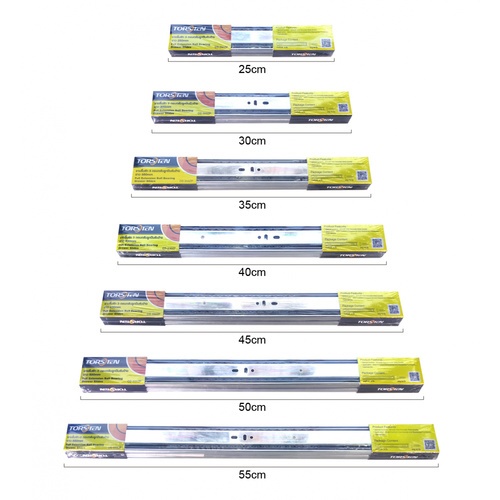 TORSTEN รางลิ้นชัก 3 ตอนตลับลูกปืนรับข้าง ยาว 450 MM. รุ่น DS-450ZP