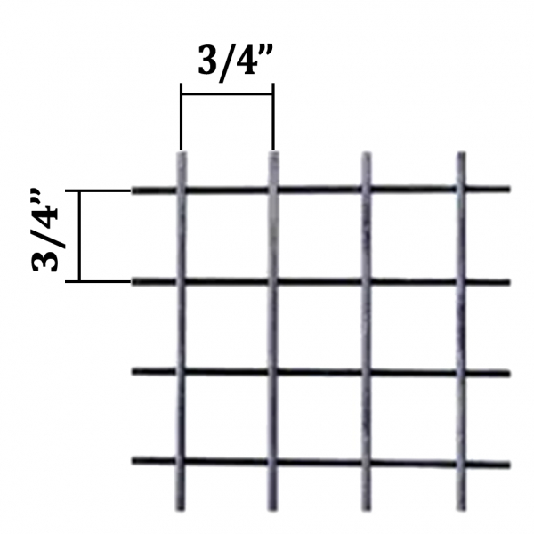 ปืนใหญ่ ตาข่ายสี่เหลี่ยม SQ-23-1 ตาห่าง 3/4นิ้วx90ซม.x10เมตร