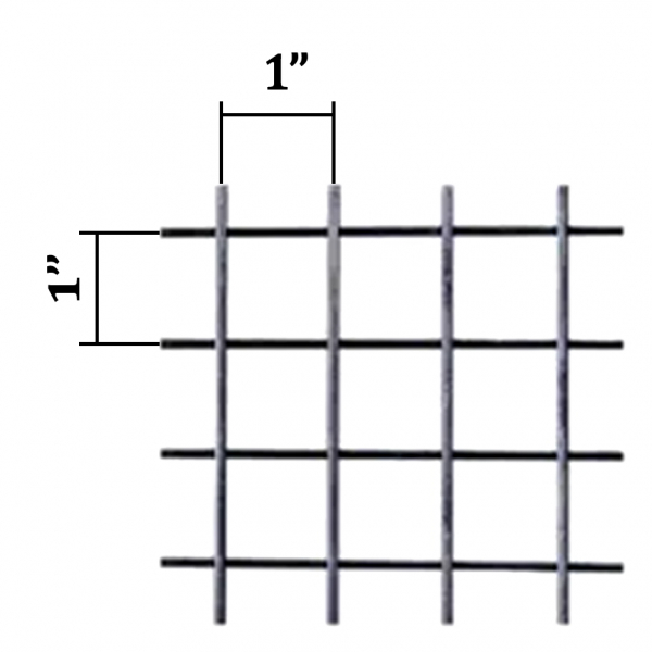 ปืนใหญ่ ตาข่ายสี่เหลี่ยม SQ-24-1 ตาห่าง 1นิ้วx90ซม.x10เมตร