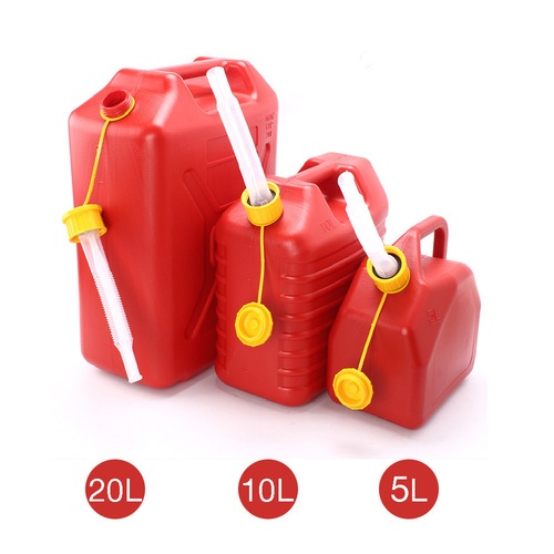 ถังบรรจุน้ำมัน ขนาด 5L  รุ่น QH001 สีแดง TUF