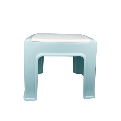 GOME เก้าอี้พลาสติก รุ่น HR0022 ขนาด 21X30.5X30 ซม. สีฟ้า-ขาว