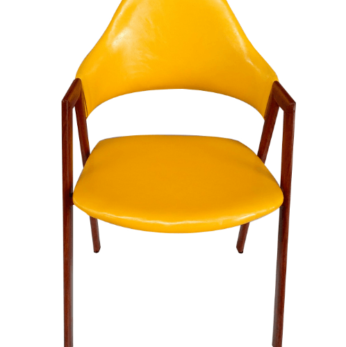 Pulito เก้าอี้ ขนาด 56×48×79cm. SQ005 สีเหลือง