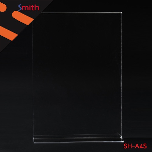 SMITH ป้ายอะคริลิคเอ4 T-Shape แนวตั้ง รุ่น SH-A4S ขนาด 21x30.1x9cm