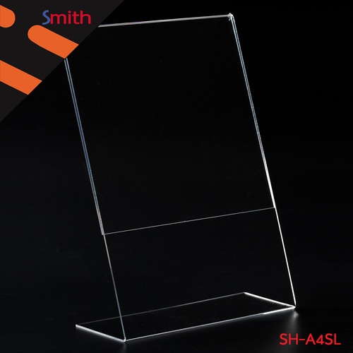 SMITH ป้ายอะคริลิคเอ4 T-Shape แนวตั้ง รุ่น SH-A4SL ขนาด 21x30.1x9cm