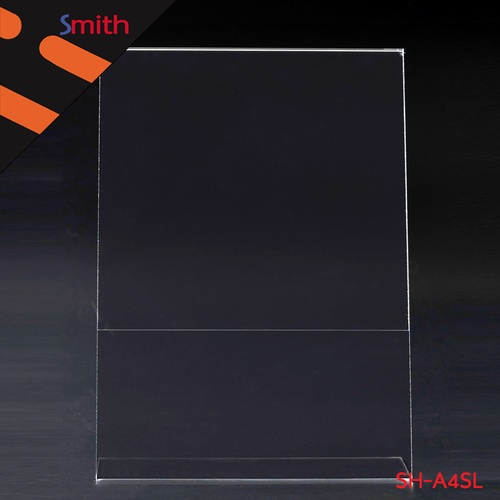 SMITH ป้ายอะคริลิคเอ4 T-Shape แนวตั้ง รุ่น SH-A4SL ขนาด 21x30.1x9cm