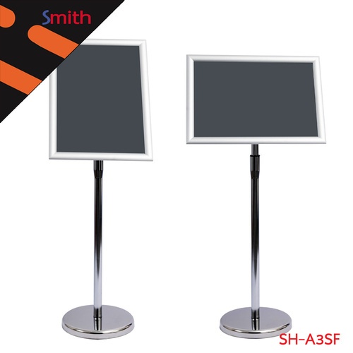 SMITH บอร์ดเสียบกระดาษขนาดเอ3  SH-A3SF (ฐาน25cm) ปรับระดับได้ 70-120 cm.