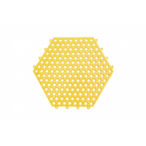 Primo แผ่นกันลื่นPVCรังผึ้ง (6แผ่น/แพ็ค) รุ่น Hexagon BPY029-YE ขนาด 30×30 ซม. สีเหลือง