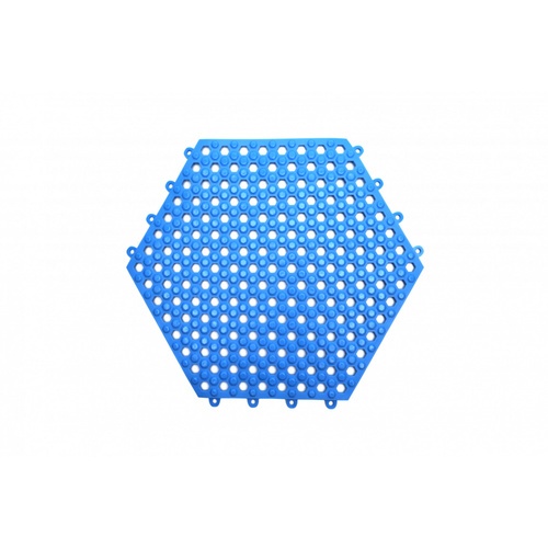 Primo แผ่นกันลื่นPVCรังผึ้ง (6แผ่น/แพ็ค) รุ่น Hexagon BPY029-BU ขนาด 30×30 ซม. สีน้ำเงิน