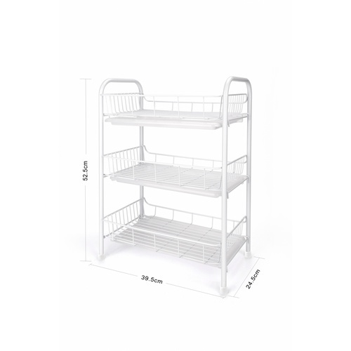 CLOSE ชั้นคว่ำจาน 3ชั้น 24x37.5x52.5 ซม. LOLA