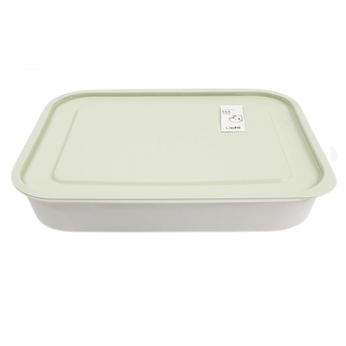 UCHI กล่องเก็บไข่ 24 ฟอง ZWF075-GN ขนาด  27.3 x 37.2 x 7 cm  สีเขียว