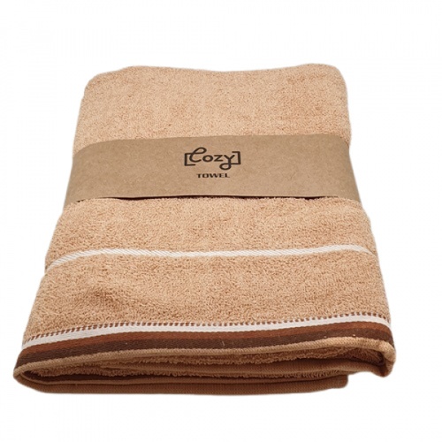 COZY ผ้าขนหนู รุ่น GTL004-BR ขนาด 70x140 ซม. สีน้ำตาล