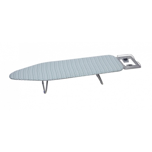 LUXUS โต๊ะรีดผ้านั่งรีด  ขนาด 34x129x20ซม. SBD003 สีขาว