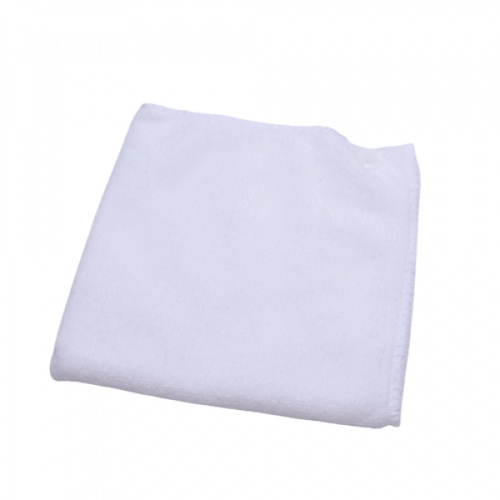 COZY ผ้าไมโครไฟเบอร์  ขนาด 30x30 ซม.  BQ014-WH สีขาว