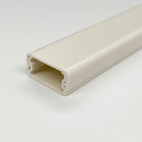 V.E.G. รางเก็บสายไฟ PVC แบบทึบ 20x10 มม. 2 เมตร รุ่น MMT-20-2MW สีขาว