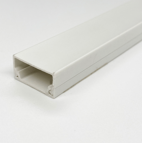 V.E.G. รางเก็บสายไฟ PVC 20x10 มม. 2M รุ่น A-2010-2MW สีขาว