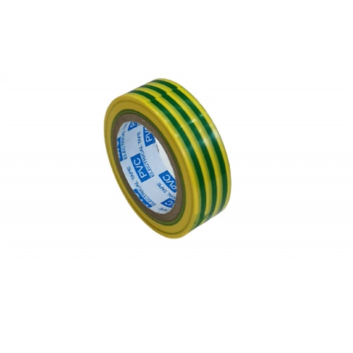 SHUSHIเทปพันสายไฟทั่วไป (รุ่นประหยัด) ¾”0.13mm ยาว 10m รุ่น 2130Z-109 yellow/green