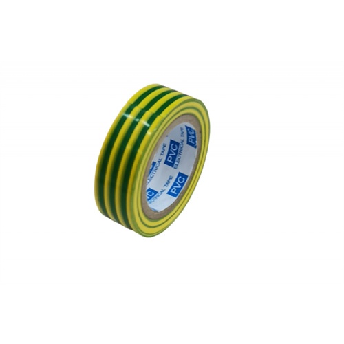 SHUSHIเทปพันสายไฟทั่วไป (รุ่นประหยัด) ¾”0.13mm ยาว 10m รุ่น 2130Z-109 yellow/green