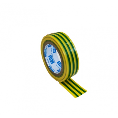 SHUSHIเทปพันสายไฟทั่วไป (รุ่นประหยัด) ¾”0.13mm ยาว 10m รุ่น 2130Z-109 yellow/green