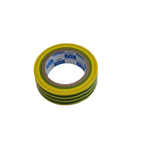 SHUSHIเทปพันสายไฟทั่วไป (รุ่นประหยัด) ¾”0.13mm ยาว 10m รุ่น 2130Z-109 yellow/green