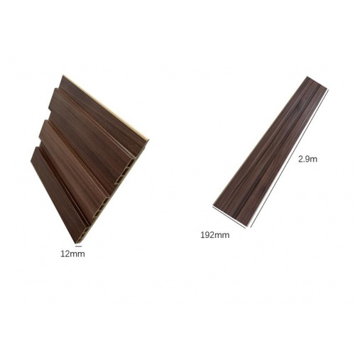 GREAT WOOD ไม้ฝ้าระแนง WPC P12-195 12.5x192x2900 มม. WALNUT