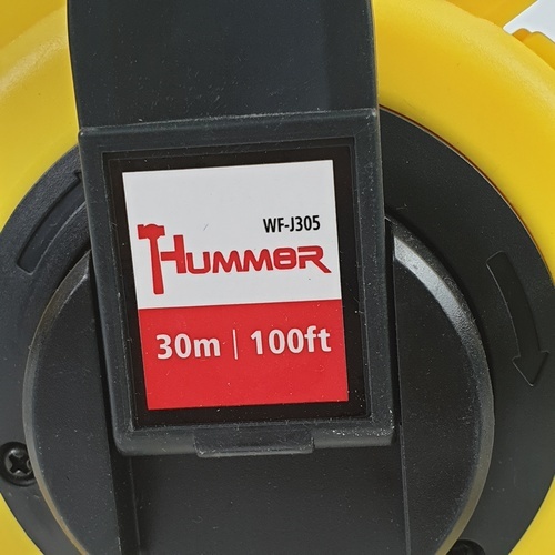 HUMMER เทปเหล็กวัดระยะ ขนาด 30 เมตร รุ่น WF-J305