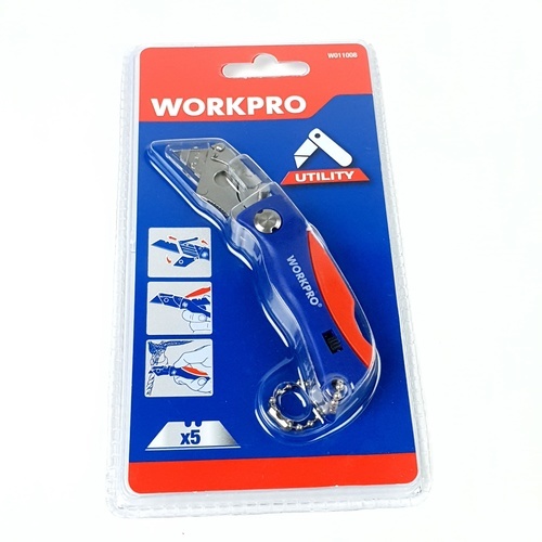 WORKPRO  มีดกรีดพับได้ รุ่น W011008