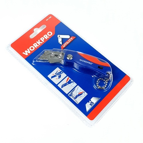 WORKPRO  มีดกรีดพับได้ รุ่น W011008