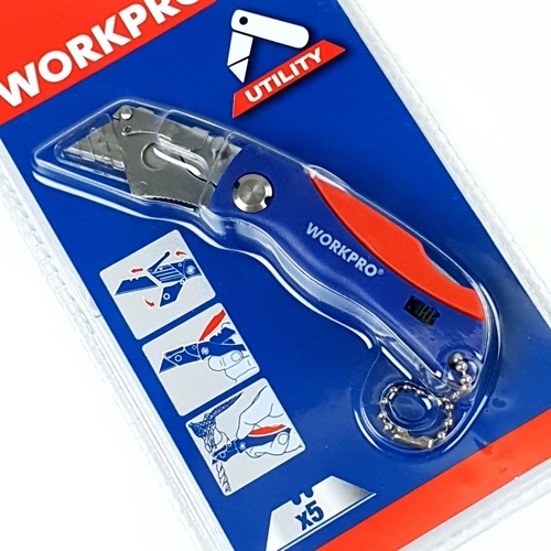 WORKPRO  มีดกรีดพับได้ รุ่น W011008