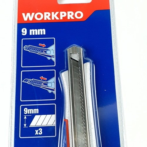 WORKPRO  มีดคัตเตอร์ 9มม. รุ่น W012011