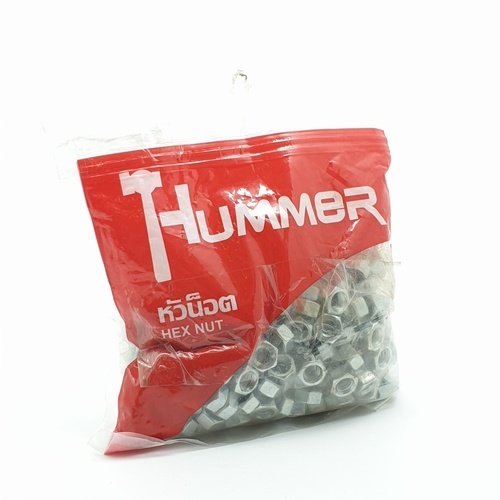 หัวน็อต HM รุ่น HN-516 ขนาด 5/16 (เกลียวหุน) HUMMER (1KG/ถุง)