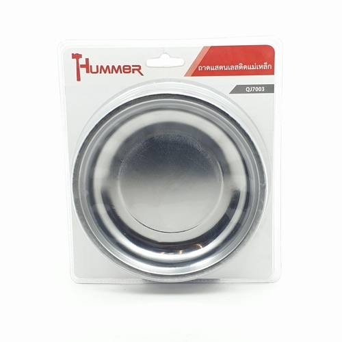 HUMMER ถาดสแตนเลสติดแม่เหล็ก รุ่น QJ7003 ขนาด 148mm. ทรงกลม