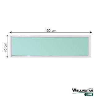 WELLINGTAN (LKE) ช่องแสงอะลูมิเนียม 150x40ซม. สีขาว