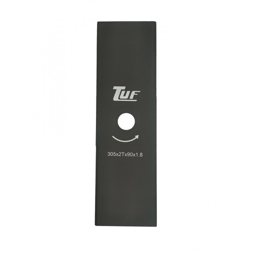 TUF ใบมีดตัดหญ้าทรงสีเหลี่ยม รุ่น YT-1142 ขนาด305x90x1.8มม(12นิ้ว)สีดำ