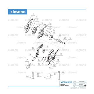 ZINSANO เครื่องเป่าลมแบบพกพา 600 วัตต์ รุ่น  BL600PT2