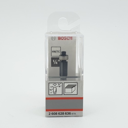 BOSCH ดอกเซาะเกลาพร้อมลูกกลิ้ง 1/ 4 (3/8 X 9/16 X 2 3/16) #636