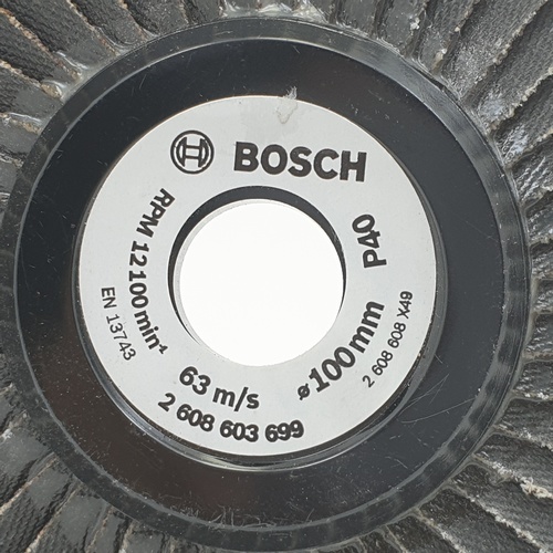 BOSCH กระดาษทรายซ้อนหลังอ่อน 4  P40