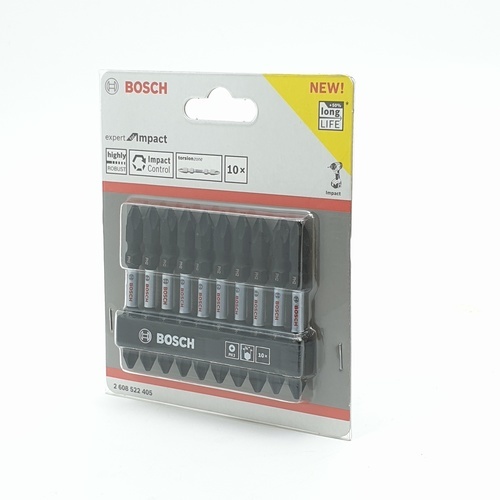 BOSCH ดอกไขควงกระแทก สีดำ PH 2- 65 มม.  (10 ดอก/แผง)