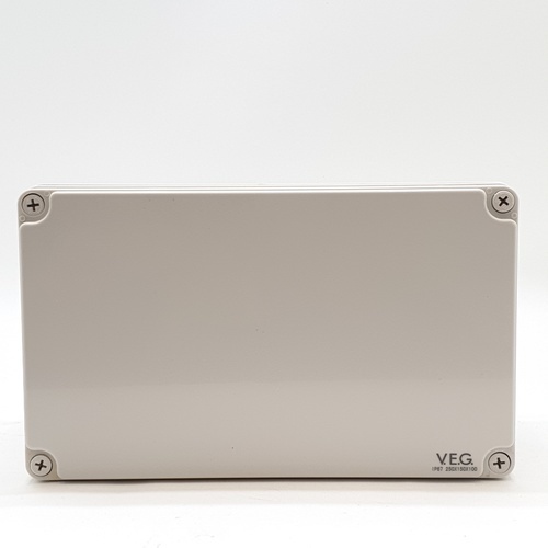 V.E.G. กล่องกันน้ำพลาสติก รุ่น THE-19 250×150×100mm สีเทา