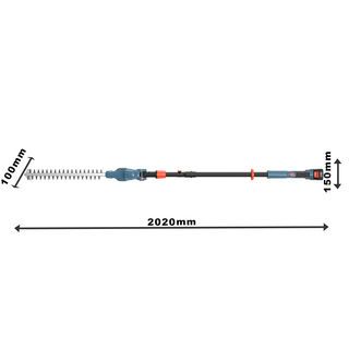 SENIX เครื่องตัดแต่งพุ่มไม้ไร้สาย ปรับความยาว 1.85 - 2.35 เมตร รุ่น HTPX2-M-0 20V ขนาดใบมีด 8นิ้ว


