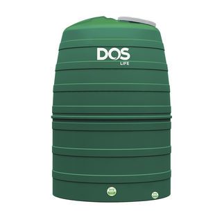 DOS ถังเก็บน้ำบนดินสีเรียบ ขนาด 1500L รุ่น Greennery สี Leaf Green