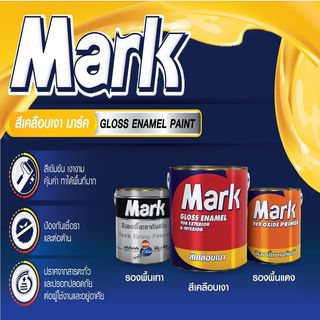 Captain สีเคลือบเงา MARK  #M855  ¼ กล. สีเขียวอ่อน