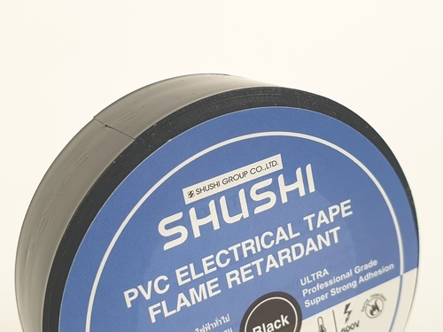 SHUSHI เทปพันสายไฟทั่วไป 3/4” 0.17mm ยาว 10m รุ่น 2170Z-101 black