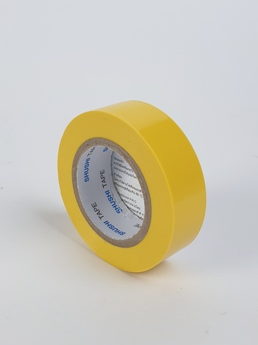 SHUSHI เทปพันสายไฟทั่วไป ¾” 0.17mm ยาว 10m รุ่น 2170Z-104 yellow