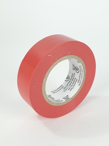 SHUSHI เทปพันสายไฟทั่วไป ¾” 0.18mm ยาว 10m รุ่น SS1993-103 red